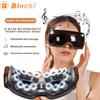Eye Sleep Massager Heat Smart Airbag Vibration Eye Care Compress Bluetooth Music Eye Massage Relax Fatigue Foldable Portable