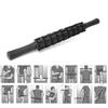 Gear Muscle Massage Roller Stick Fitness Sports Relax Fascia Rod High Strength Massager