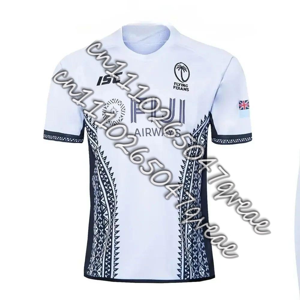 2026 New Fiji Rugby Large Size Jersey Men's Summer Breathable Quick Dry Outdoor 3D Printed Casual Fitness T-shirt
