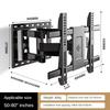 Sliding TV Wall Mount for 32-80" TVs Full Motion Articulating 6 Arms, Easy TV Centering, Max VESA 600x400mm, 1Max Load 176 Lbs