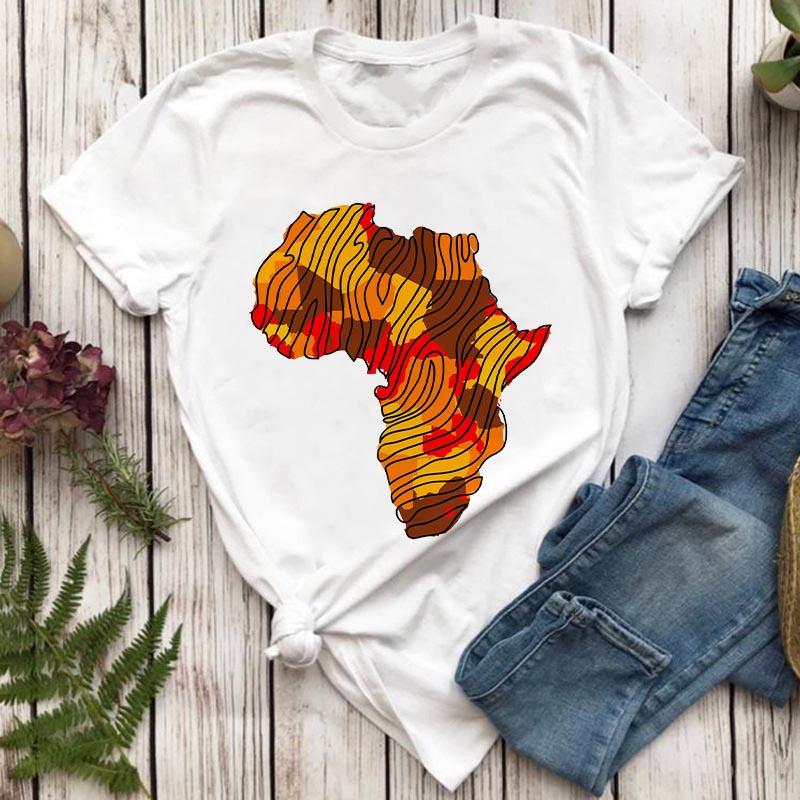 Fashion Summer Kawaii Women T-Shirts Vintage Print Ropa Mujer T Shirt Casual Tee Roupas Femininastshirt Tee Top Colorful Pattern