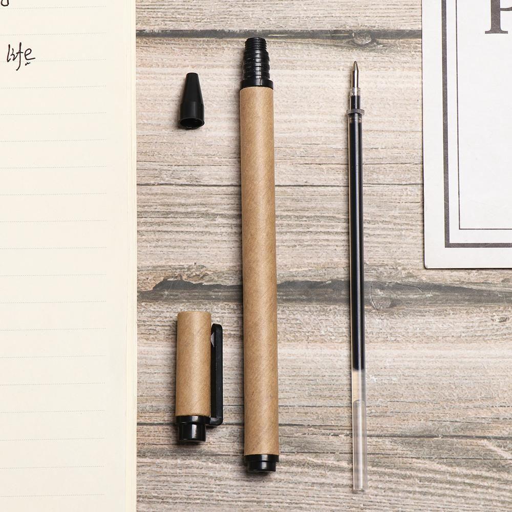 New Neutral Pen Stationery Writing Tool Signature Pen Writing Supplies Kraft Paper Pen Gel Pens