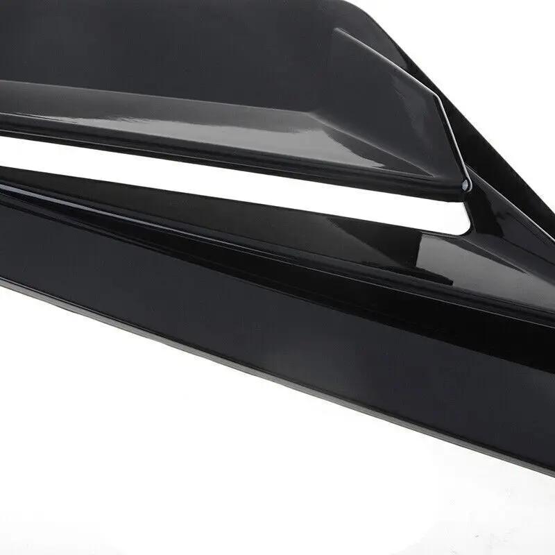 For Hyundai Elantra 2025 2025 Car Rear Louver Window Side Shutter Cover Trim Sticker Vent Scoop ABS Carbon Fiber Gloss Black