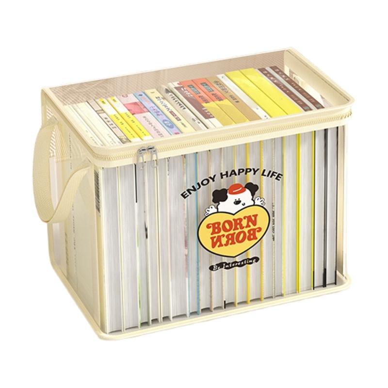 

Portable Handled Cartoon Organizers Box Thickened Waterproof Materials For Home Nursery And Small Spaces
