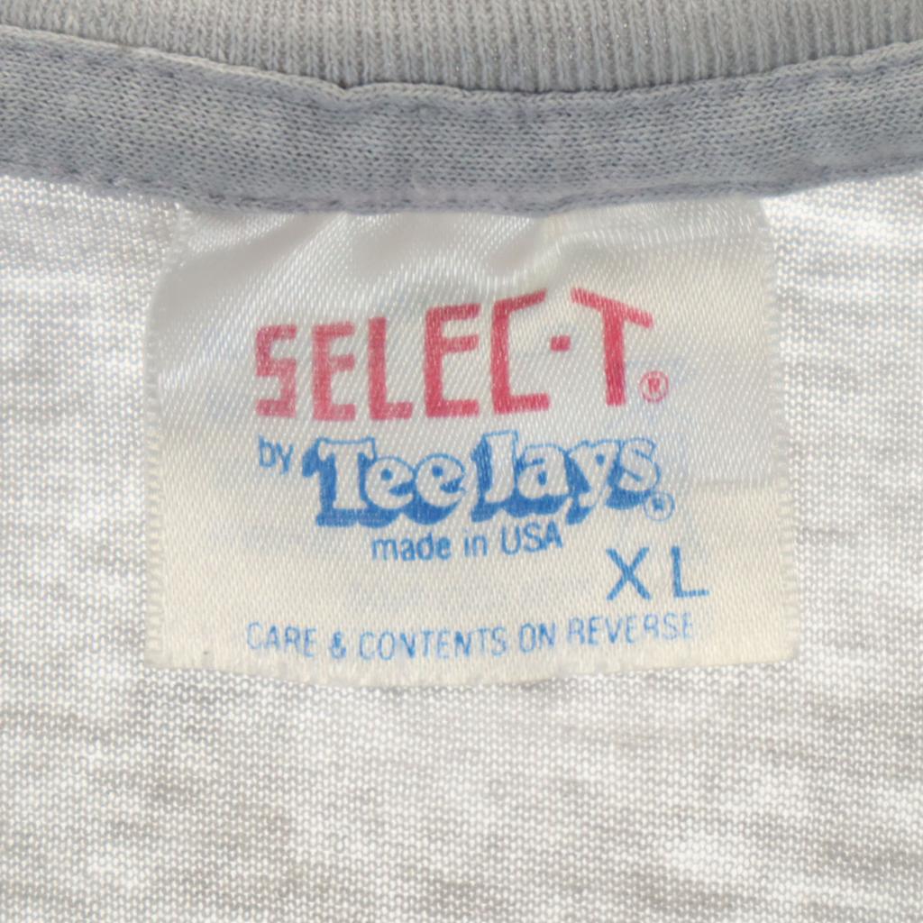 Selec-t Tee Jays 90s Made In USA Old Cat Bird Print Short Sleeve T-shirt Women Used
