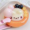 Cat Egg Tarts Bursting Creamy Imitation Silicone Feel Mud Decompression Toy