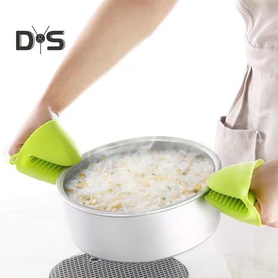 1Pc Oven Glove Anti Scald Non Slip Flexible Waterproof Easy To Clean Heat Insulation Plastic Easy Hanging Baking Mitt Kitchen Supplies