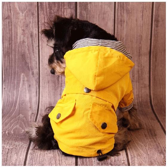 Hundejacke wasserdichter Regenmantel Haustier Kostüm Mantel Winter warm Hundekleidung Französische Bulldogge winddicht großer Hundemantel Chihuahua Outfits