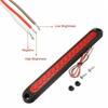 2 Stück 24V LED-Leuchten LKW-Rücklichter 12V Rückleuchten Anhänger-Rücklicht Wasserdicht 15-LED Bremslicht für Anhänger