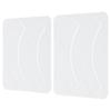 Lip Wrinkle Patch Reusable Transparent Skin Firming Silicone Upper Lip Pad for Day Night 2 Pairs