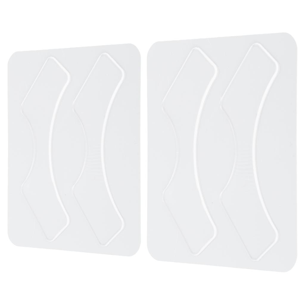 Lip Wrinkle Patch Reusable Transparent Skin Firming Silicone Upper Lip Pad for Day Night 2 Pairs