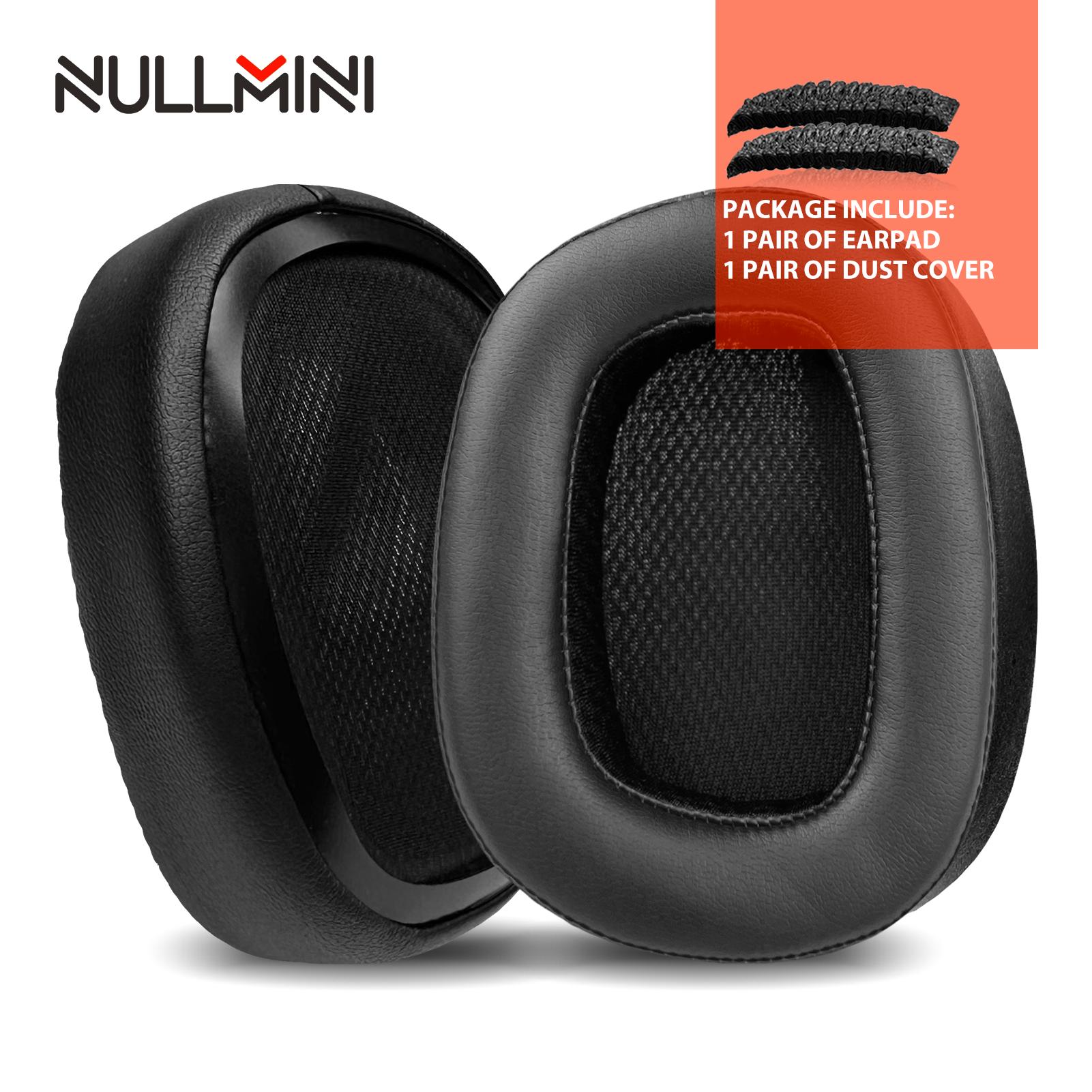 Сменные амбушюры Nullmini для наушников Logitech G231 G233 G433 G533 G633 G933 G335 G535, оголовье, охлаждающий гель, амбушюры