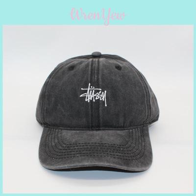 Cotton Baseball Cap With Embroidered Letters For Spring Summer Sun Protection