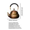 Pure Copper Kettle 1500ml Tea Accessory Water Dispenser Hot Water Kettle for Family Use Party Restaurants Kitchen Tea House
