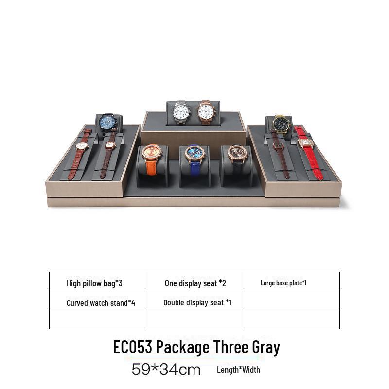 Digu Gray Multi-Grid Jewelry Display Stand