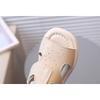 Kids Solid Soft Sole Beach Sandals Summer Leather Surface Casual Shoes For Boys Girls