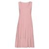 IHUASU Fashion Summer Spring Solid Color Print Sleeveless U-Neck Casual Dresses
