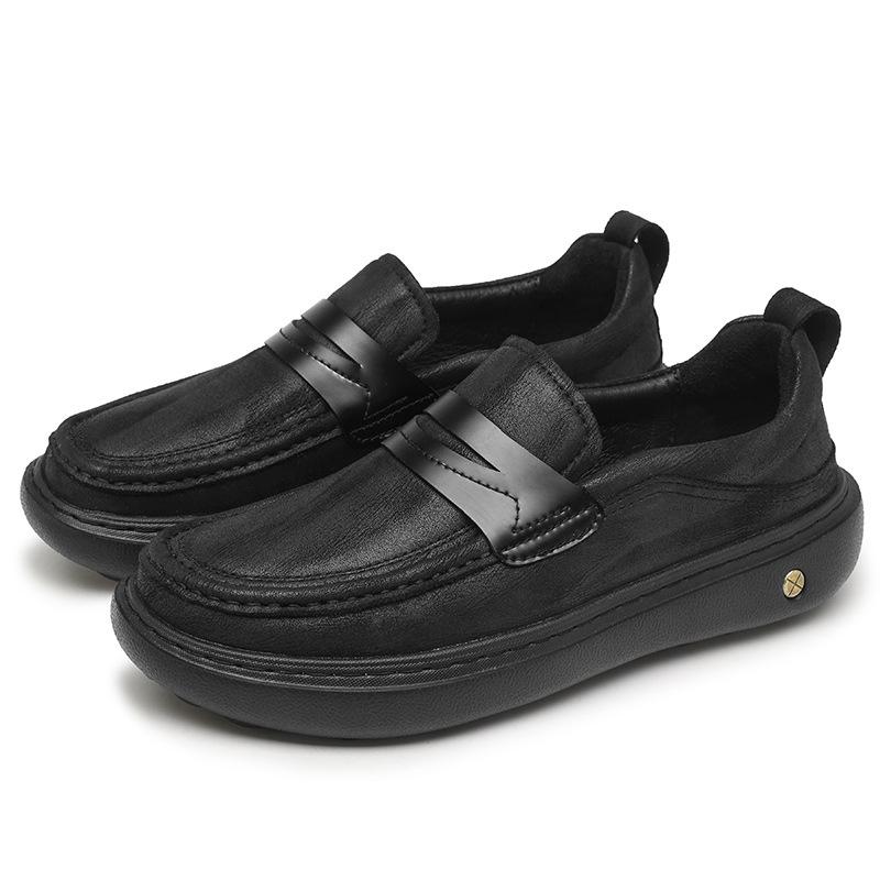2026 Hot Selling Spring Plus Size Men s Leather Driving Shoes - Comfortable Soft Sole, Versatile Fashion, Casual New Arrival. 42