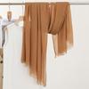 Monochrome Thin Scarf Women'S Sunscreen Shawl Solid Color Simple Imitation Cotton And Linen Silk Scarf High-End Yarn