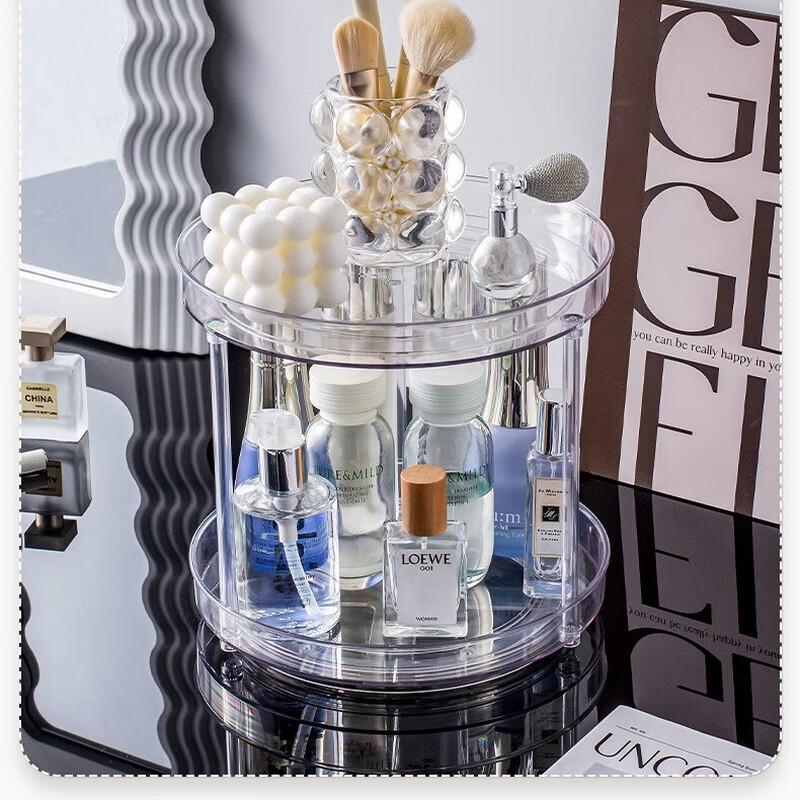 PET Transparent Rotating Spice Rack