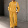 Women's Stylish Casual Long Sleeve Color 2 Piece Sweatsuit Set for Everyday Wear