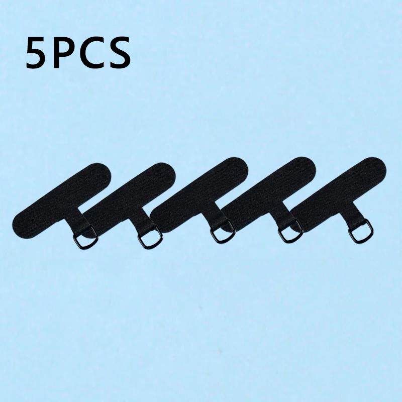 

5/10Pcs New Transparent Mobile Phone Lanyard Straps Patch Replaceable Fixed Card Shell Connection Pendant With Lanyard Hole TPU
