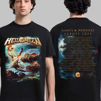 Helloween Giganti e Mostri Tour Europa 2025 Maglietta a Due Lati S-5XL