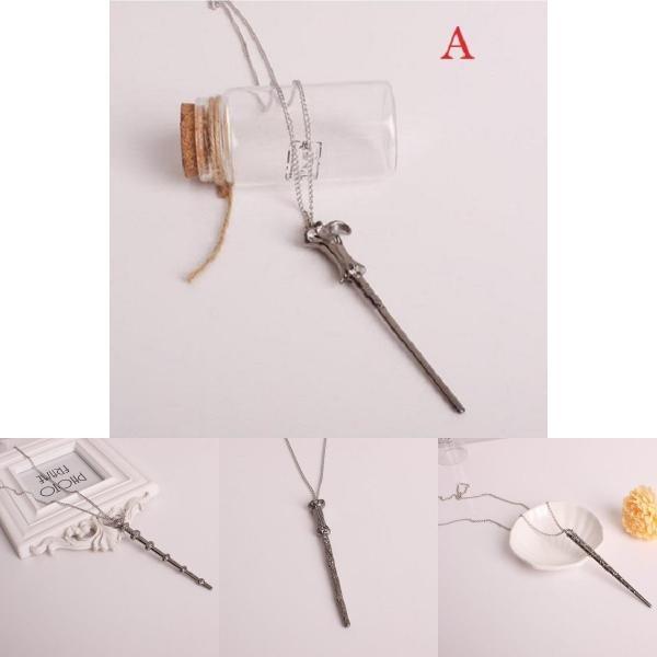 Magic Wand Pendant Necklace For Men And Women Stunning Alloy Fashion Jewelry