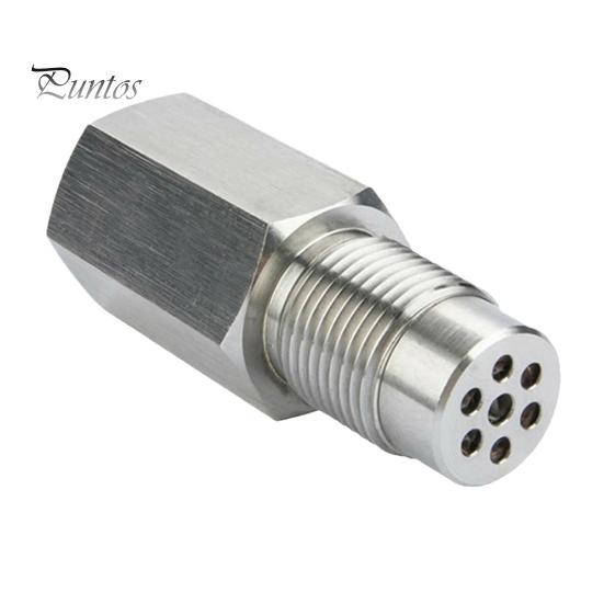 

Универсальный мини-каталитический нейтрализатор, устойчивый к коррозии, простая установка, разъем датчика, автомобильные запчасти серебряный