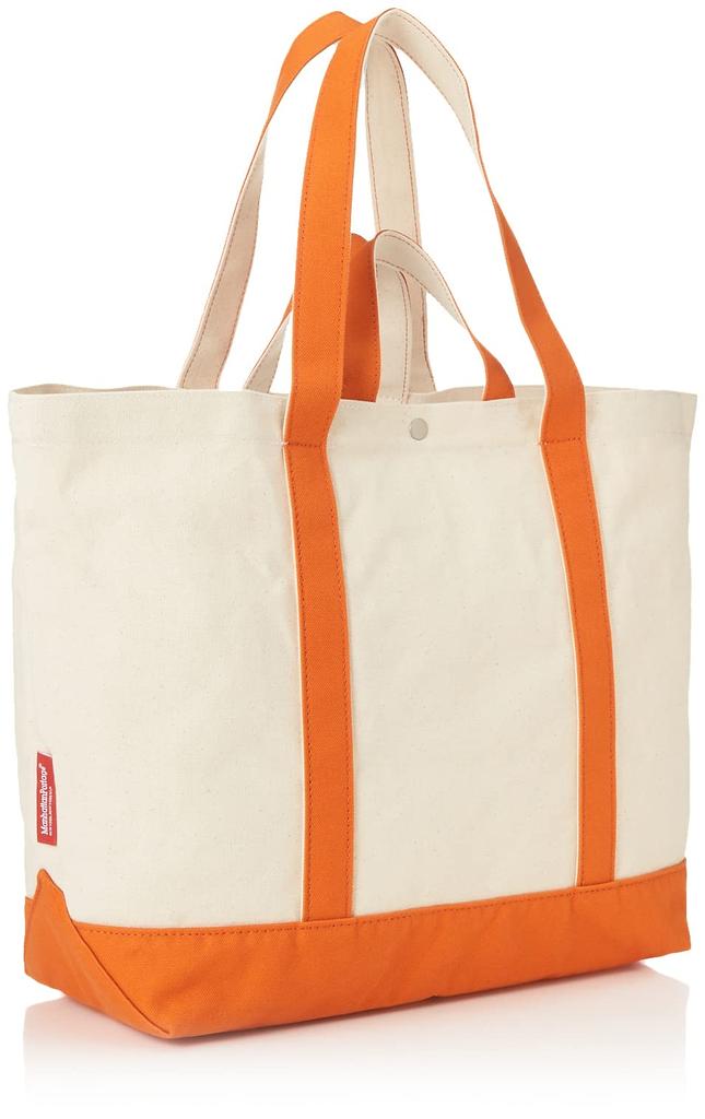 Genuine Product Tote Bag Stony Point Tote Bag Canvas Lite [Manhattan Portage] [Official] Natural/Orange