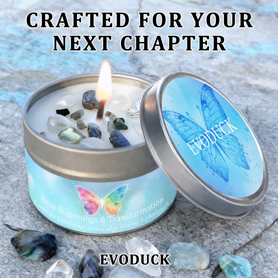 1pc Scented Candles, Iron Box Essential Oil Candle, Suitable for Bedroom Bathroom, bestfriend gifts,christmas decorations candle