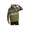 Adidas Neo Camouflage Striped Half-Zip Sports Leisure Jacket Men Jacket Deep-Olive-Green HG9054