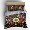"Mystical Symbols Art Decor Set" Soft Comfortable Duvet Cover Bedding Set Included 1*Duvet Cover & 2*Pillowcases Gift