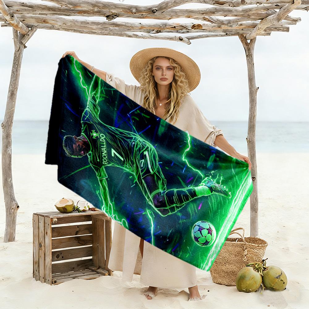 Ronaldo Juventus Legacy Beach Towel High Absorbency & Quick-Dry Comfortable Lightweight
