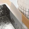 Durable Translucent Kitchen Anti-splash Baffle with Suction Cup Kitchen Tools Sink Oil Baffle Resin Anti-Splash Screen