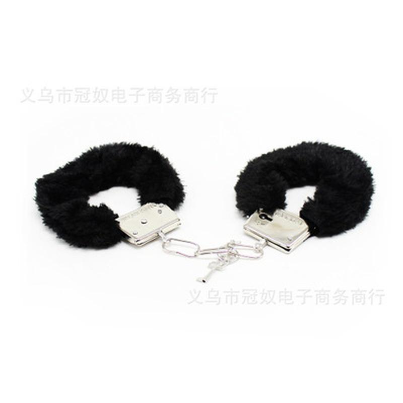 Furry Fuzzy Handcuffs Stylish Soft Metal Adult Night Party Game