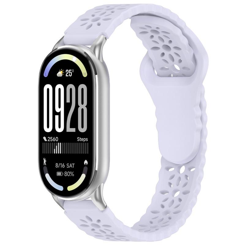 Silicone Strap for Xiaomi Mi Band 10 9 8 NFC Sport Rubber Bracelet Wristband Correa Xiaomi Smart Band 8 9 10 NFC Accessories