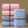 Pure Cotton Soft Absorbent Face Towels with Embroidered Logo - 14 Count Set