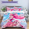 3pcs Catch! Teenieping2 Pattern Bedding Set Duvet Cover Set Includes Duvet Cover &pillowcases, Perfect All Season Bedroom Decoration & Gift