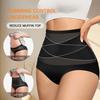 Women's High Waisted Underwear Slimming Shapewear Full Coverage Compression Briefs Postpartum Tummy Control Panties Waist Trainer Body Shaper