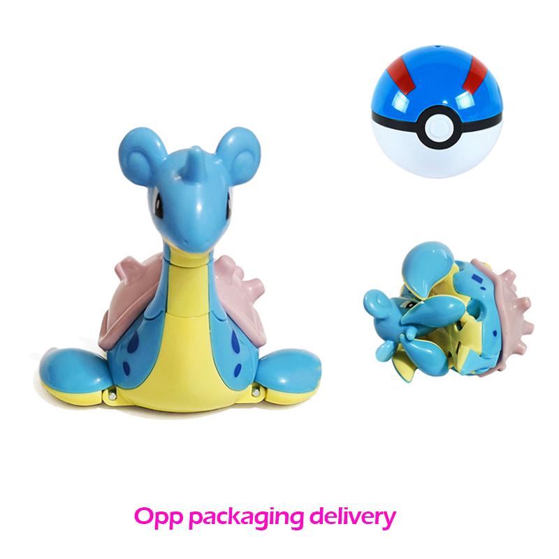 18 Style Pokemon Figures Playthings Elf Monsters Ball Figure Pikachu Gengar Pokeball Dragonite Snorlax Pokeball Action Figures Gift