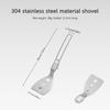 304 Stainless Steel Camping Cooker Outdoor Tableware Spoon Shovel Spatula Easy To Clean for Travel Hiking Portable Cookware