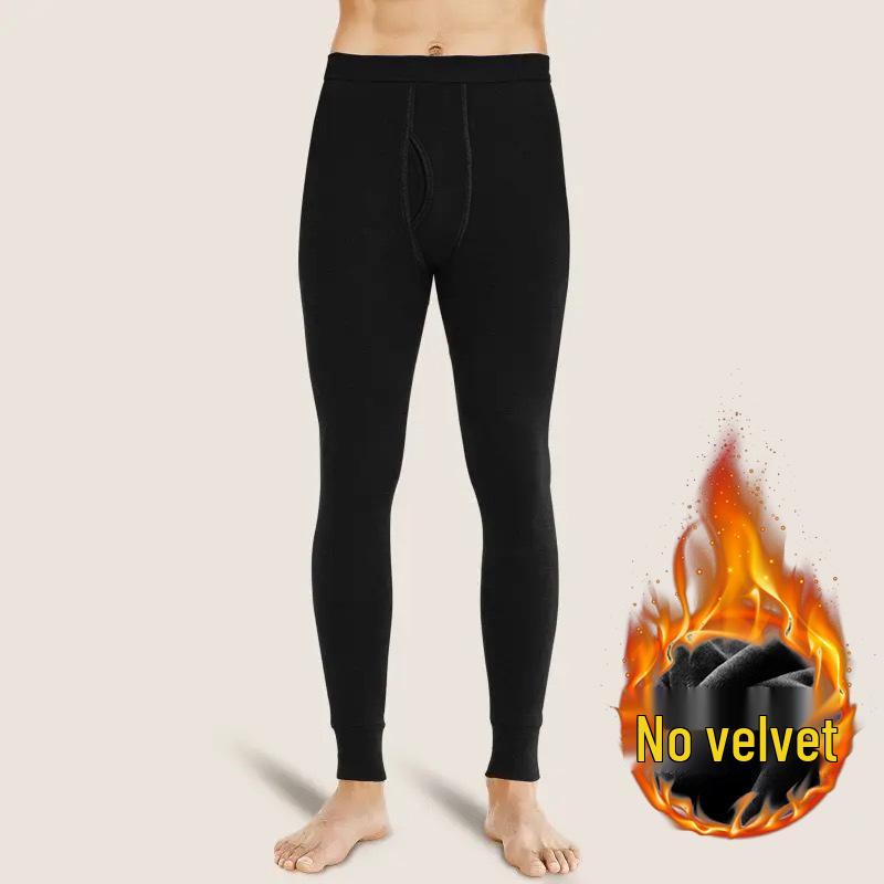 Pantaloni Caldi da Ragazzo a Vita Alta con Velluto Spesso, Perfetti per Studenti delle Scuole Medie e Superiori, Strato Base Resistente al Freddo Invernale.
