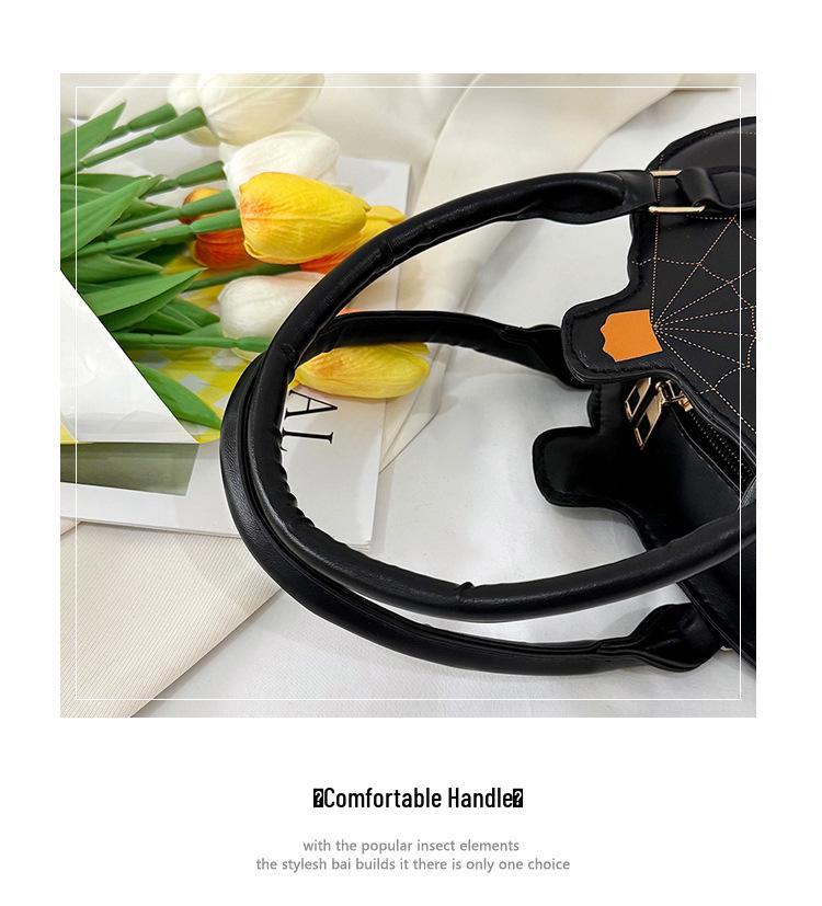 Lässige Damen Colorblock Umhänge- & Schultertasche - Halloween 2025 Edition