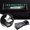 Car LOGO Parking Phone Number Plate Auto Interior Stickers for Mercedes Benz AMG W177 W176 X166 X167 C257 C218 X253 C118 C117 JR9