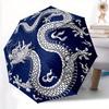1pc Dragon Automatic Open/close Folding Umbrella, Compact Portable Travel Umbrella, Perfect Birthday/Christmas Yy250807200
