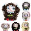 Ornaments Rabbit Doll Figures Bag Hanging Bunny Plush Doll Pendant  Backpack Decor
