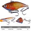 Lipless Crankbait, Rattle Trap Fishing Lures for Freshwater Saltwater, Lipless Crankbaits for Bass Fishing Lure Set for Bass Trout Walleye Redfish