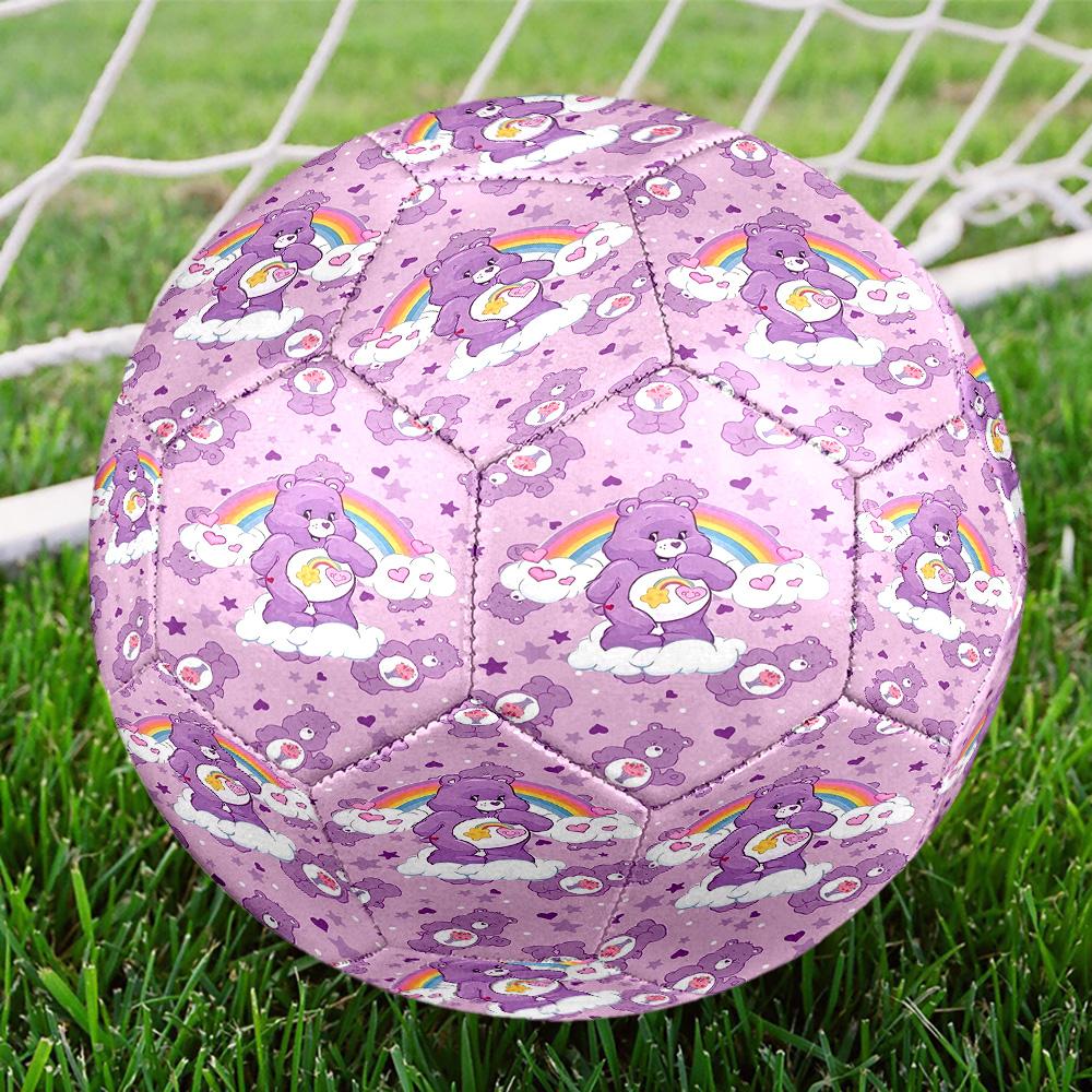 Care Bears Print Size 5 Soccer Ball, Standard Match Football for Sports Game and Team Practice, Ideal Gift for Soccer Fans