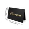 10 Pieces Reserved Table Card Cardstock Multipurpose Portable Placeholders Place Cards for